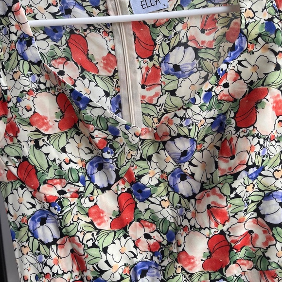 Ella Printed Maxi Dress with slit - Picture 6 of 8